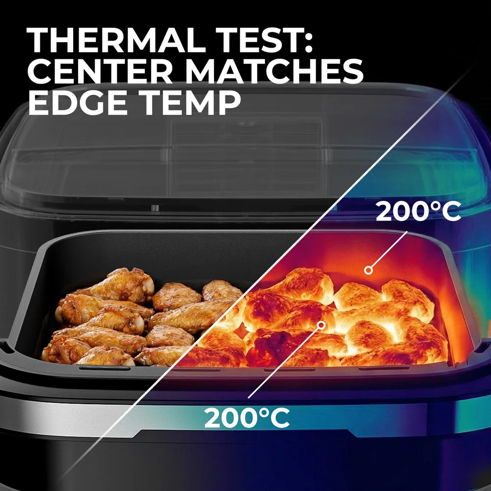 Air Fryer Four à Pizza 2200W 4,2L – Friteuse sans Huile Pizza 30 cm