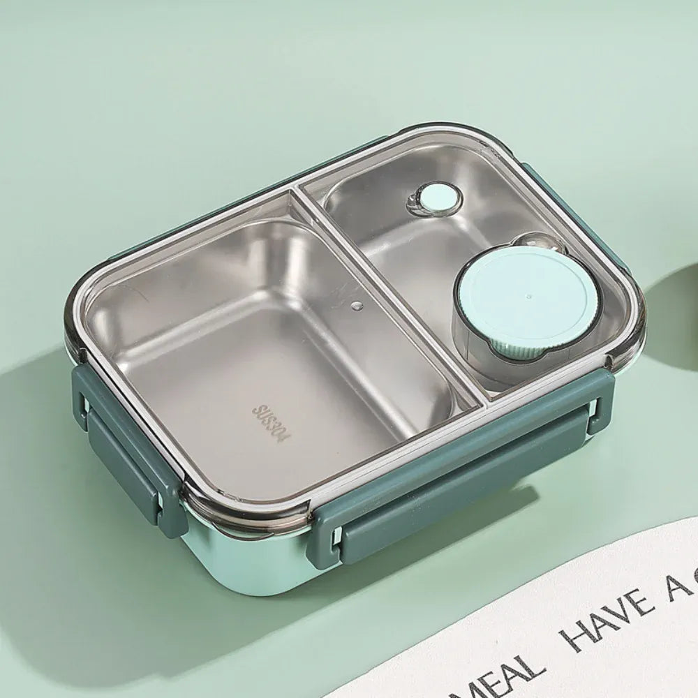 Lunch Box Isotherme 850ml Inox 304 avec Compartiments et Soupe lunchbox