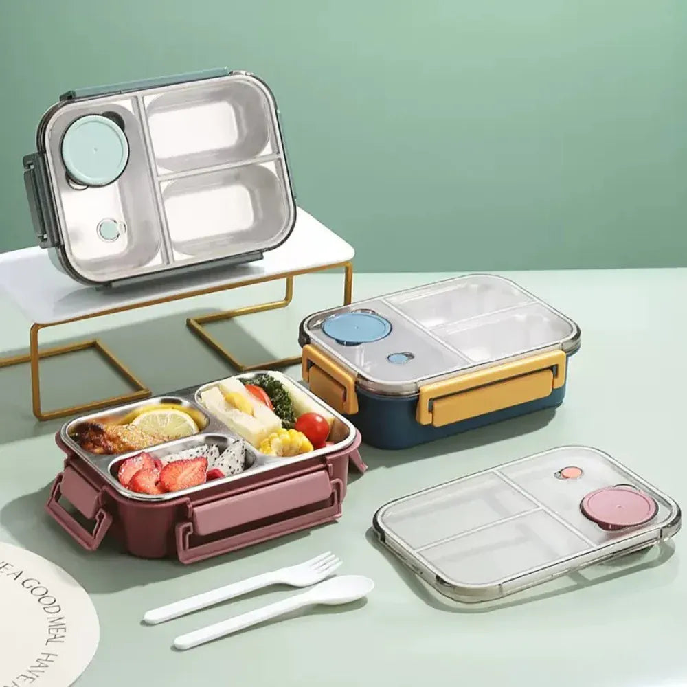 Lunch Box Isotherme 850ml Inox 304 avec Compartiments et Soupe lunchbox