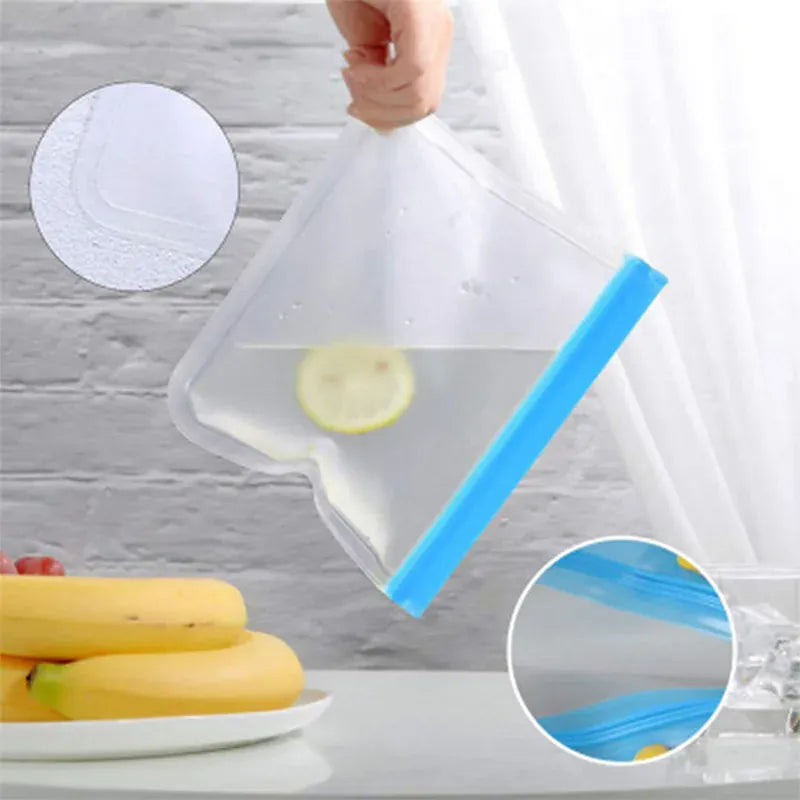 sachets réutilisables en silicone pour cuisine