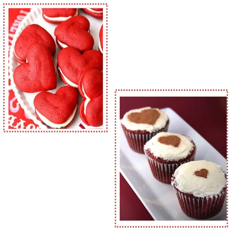 Emporte-pièces en Acier Inoxydable - Set de 6 Cœurs pour Pâtisserie emportepieces