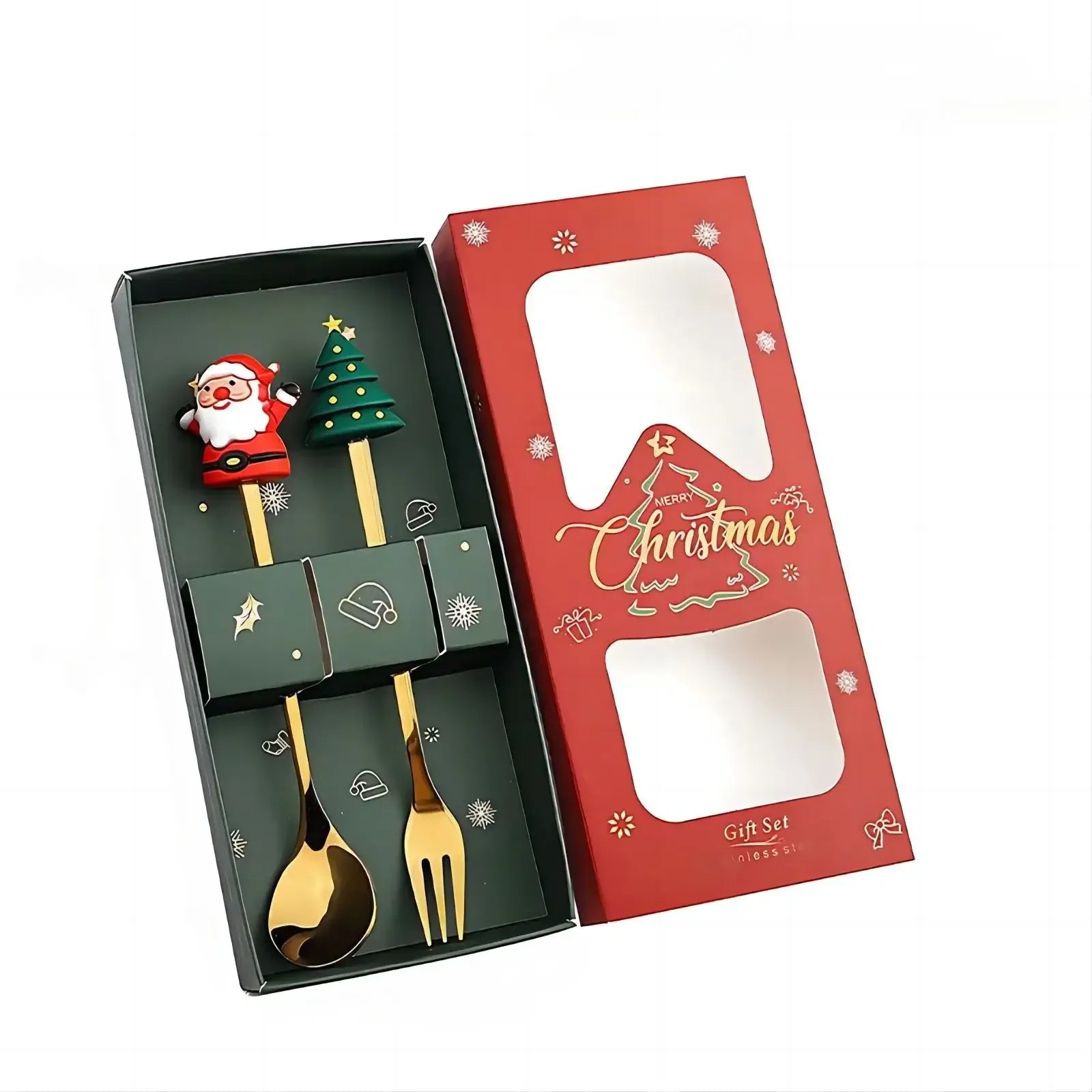 Coffret Couverts de Noël 2/4/6 pièces