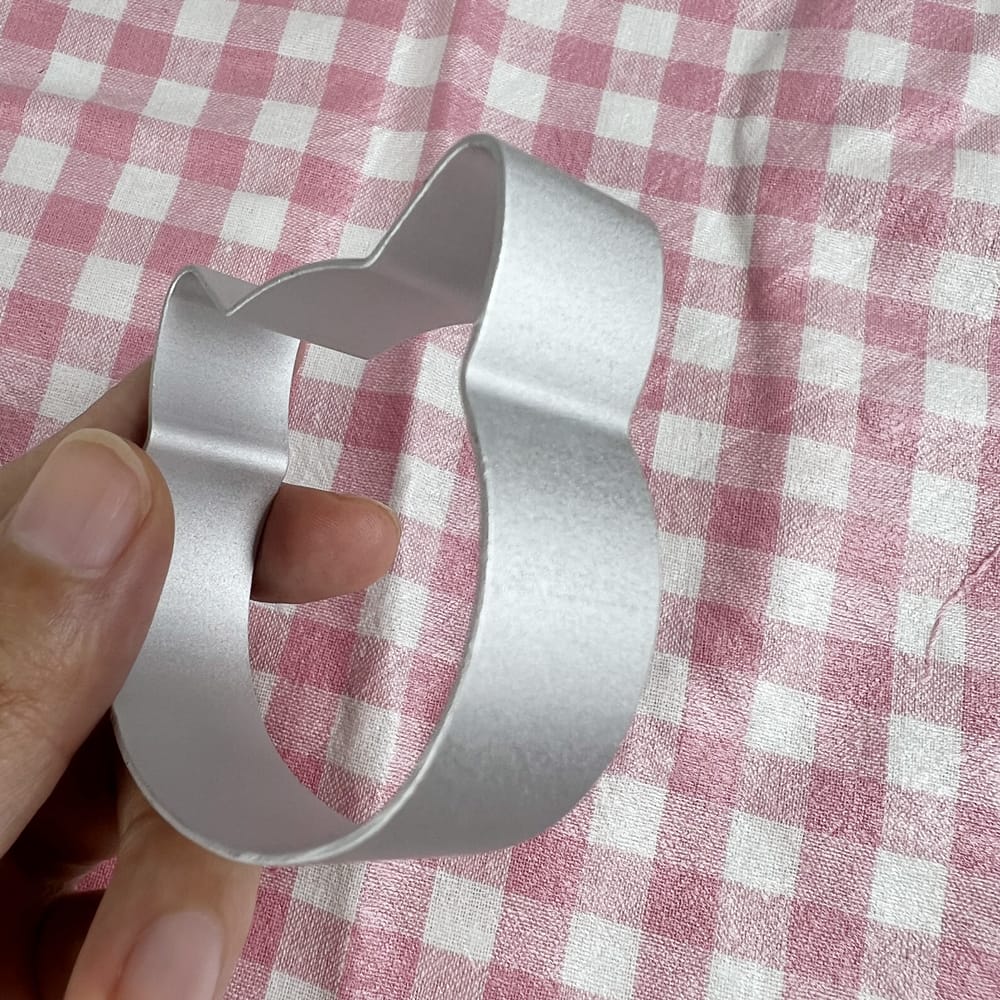 Emporte-pièce en aluminium en forme de chat pour biscuits et pâtisseries emportepieces