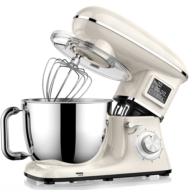Robot pâtissier 6,5 L blanc