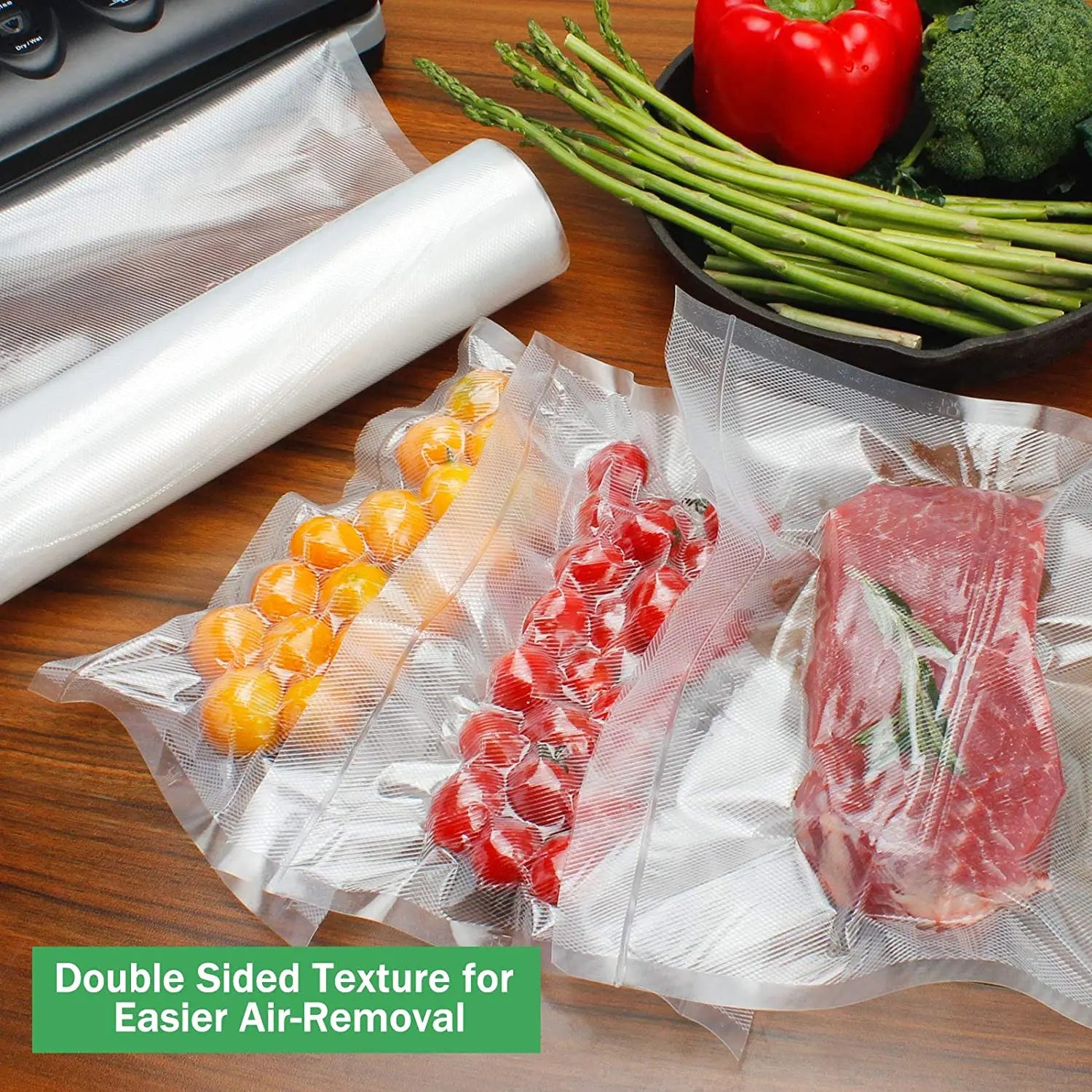 Sacs Sous Vide Hermétiques Lot de 100 Pièces - BPA Free
