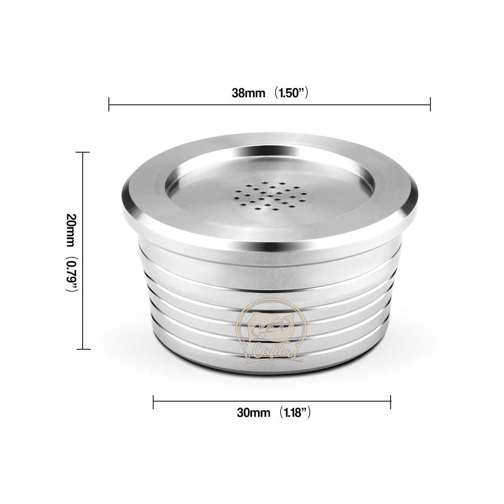 Capsules réutilisables pour Delta Q NDIQ7323, Lavazza EP Mini et AAA 3A-C225 capsule