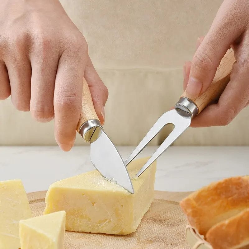 Ensemble de couteaux à fromage en acier inoxydable 6 pièces