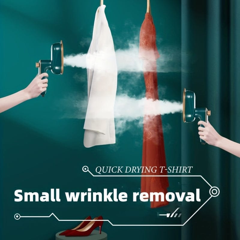 Fer à Vapeur de Voyage Pliable - 180° Rotation, Qualité Professionnelle, Alimenté par Prise - Maison et Voyage