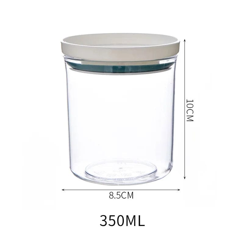 Lot de 4 Boîtes Hermétiques Transparentes avec Joint Coloré Boîtes Hermétiques