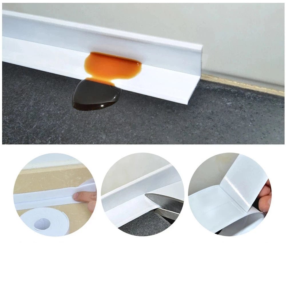 Ruban d'étanchéité adhésif pour salle de bain et cuisine