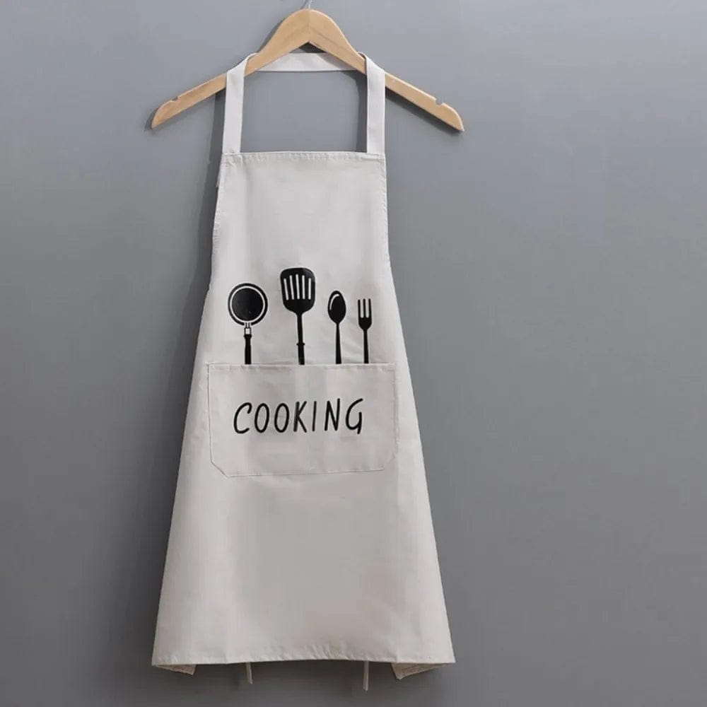 Tablier de Cuisine Classique "Cooking" en PVC Imperméable tablier
