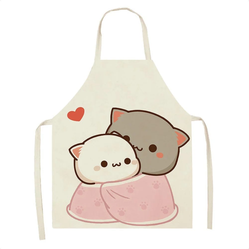 Tablier de Cuisine Kawaï Chats Cartoons Mignons - Taille Enfants tablier