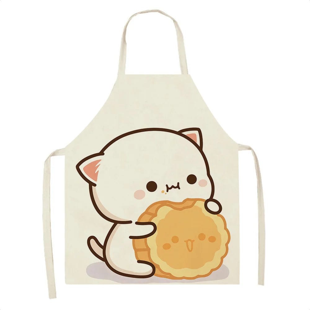 Tablier de Cuisine Kawaï Chats Cartoons Mignons - Taille Enfants tablier