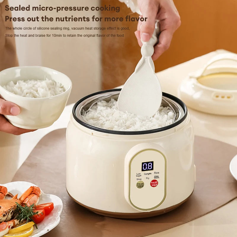 Riz servi depuis le mini cuiseur 1,8 L