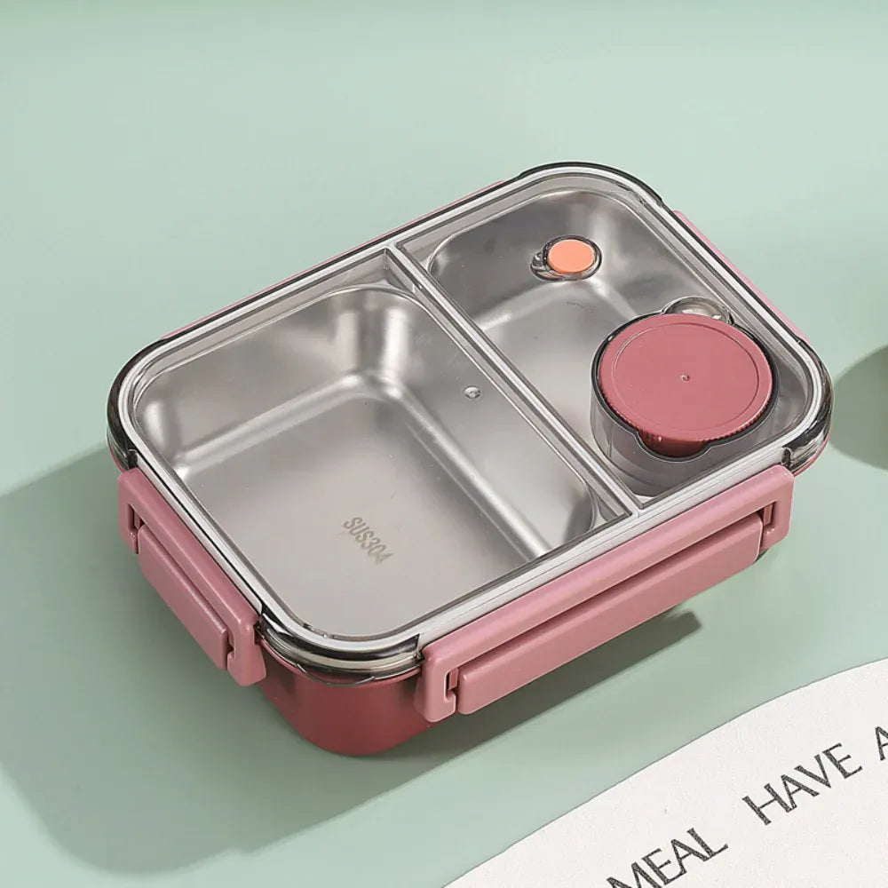Lunch Box Isotherme 850ml Inox 304 avec Compartiments et Soupe lunchbox