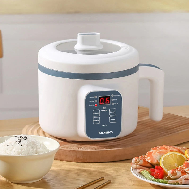 Cuiseur à riz 1,7 L double étage sur une table