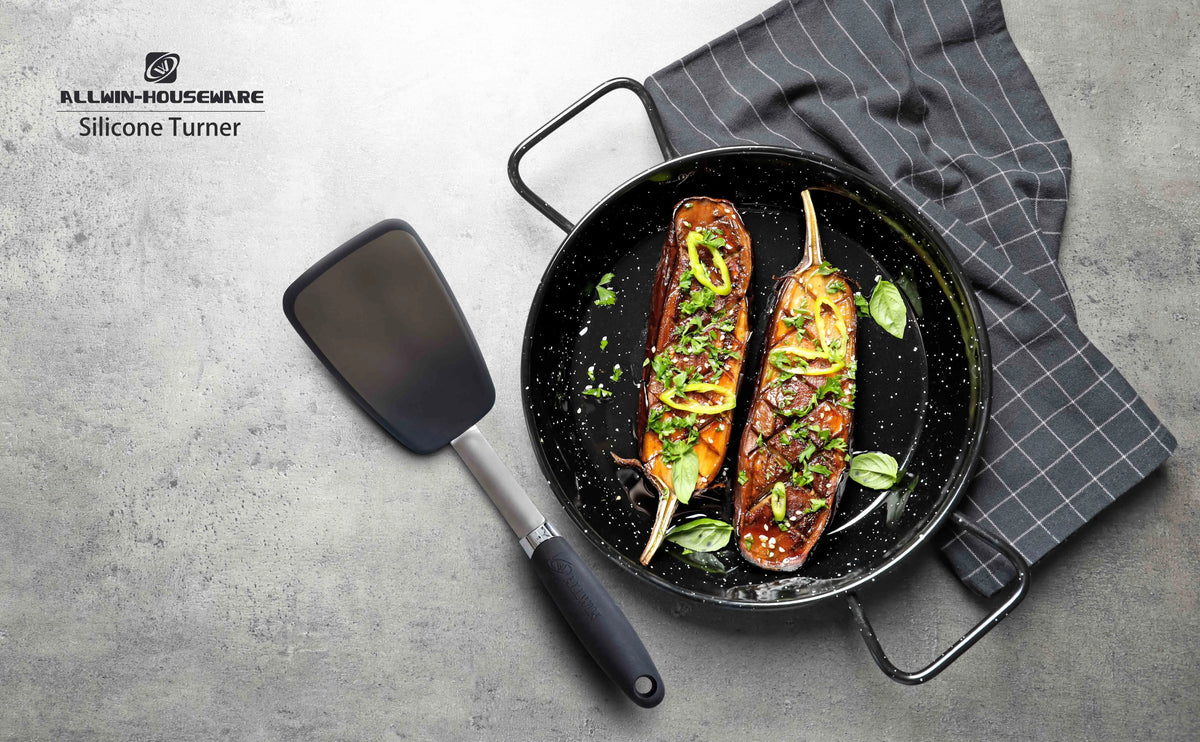 Spatule Silicone Flexible Résistante à la Chaleur 33cm 1 pièce spatule en silicone