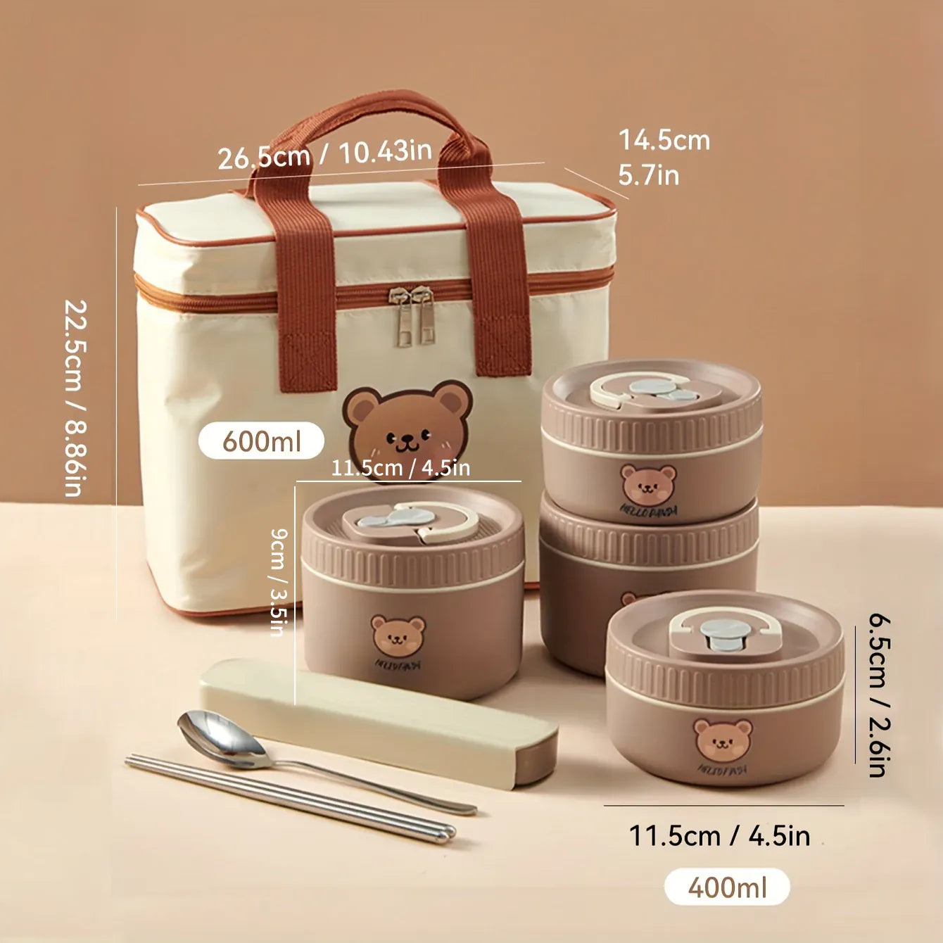 Lunchbox cylindrique isotherme 1,4 litre pour enfants lunchbox