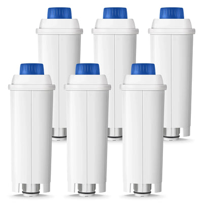 Lot de 6 filtres à eau pour machine à café De'Longhi