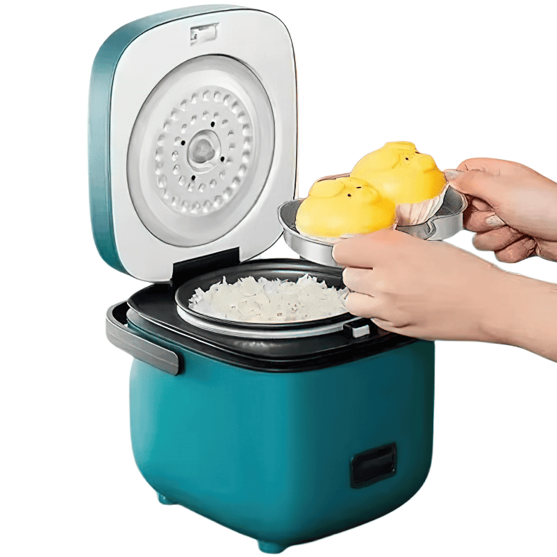 Mini Cuiseur à Riz Électrique 1,2 L 200 W – 1 à 2 Personnes