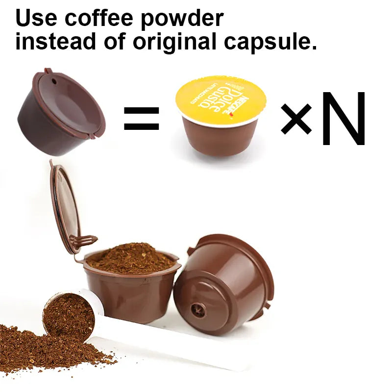 lot de capsules café réutilisables