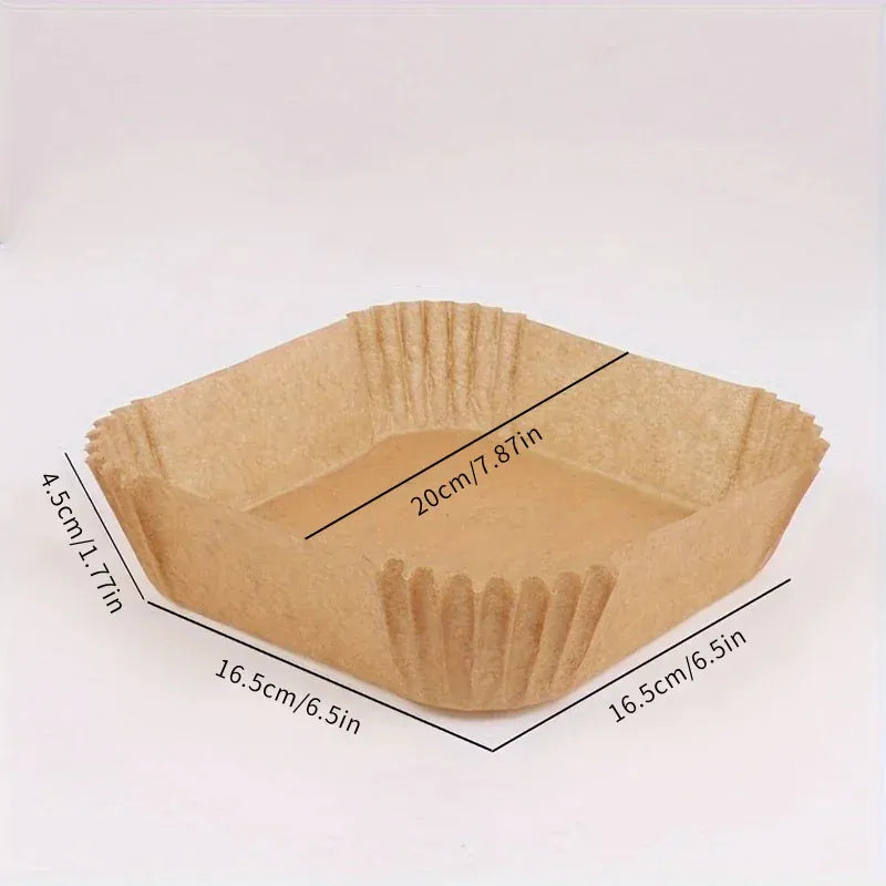 Papier Cuisson Air Fryer Jetable Antiadhésif Lot de 50 Pièces Air Fryer