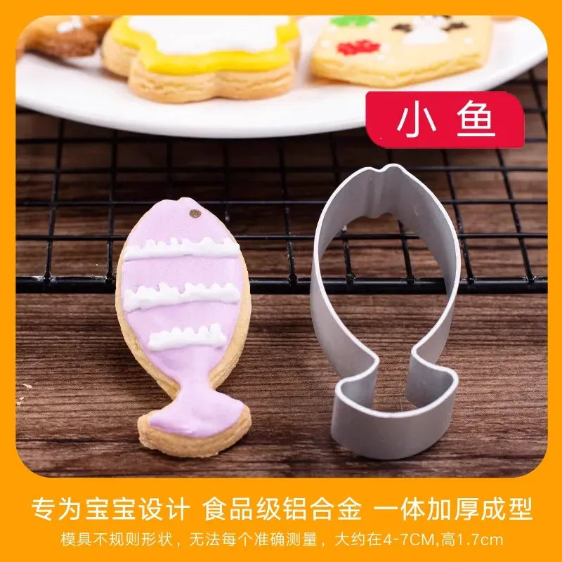 Emporte-pièce en aluminium en forme de chat pour biscuits et pâtisseries emportepieces
