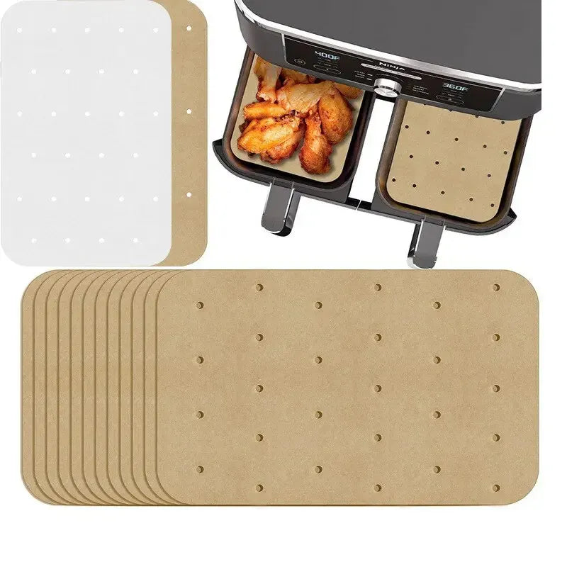 Papier Cuisson Air Fryer Jetable Antiadhésif Lot de 100 Pièces Air Fryer