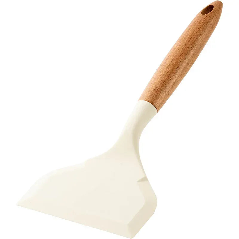Spatule Silicone Large Résistante à la Chaleur pour Crêpes et Omelettes spatule en silicone
