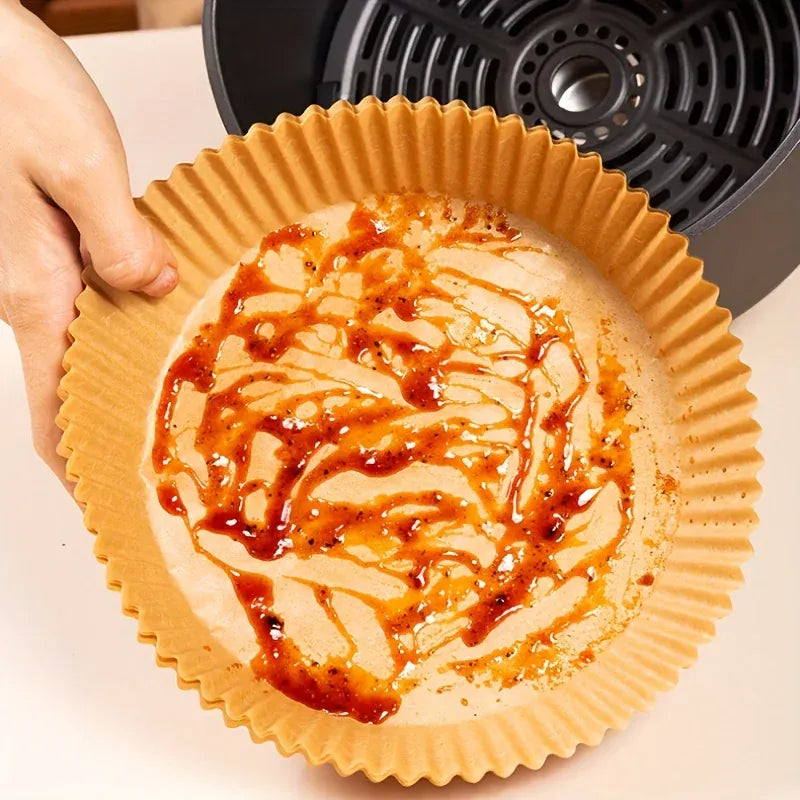 Papier Cuisson Air Fryer Jetable Rectangulaire Lot de 200 Pièces Air Fryer