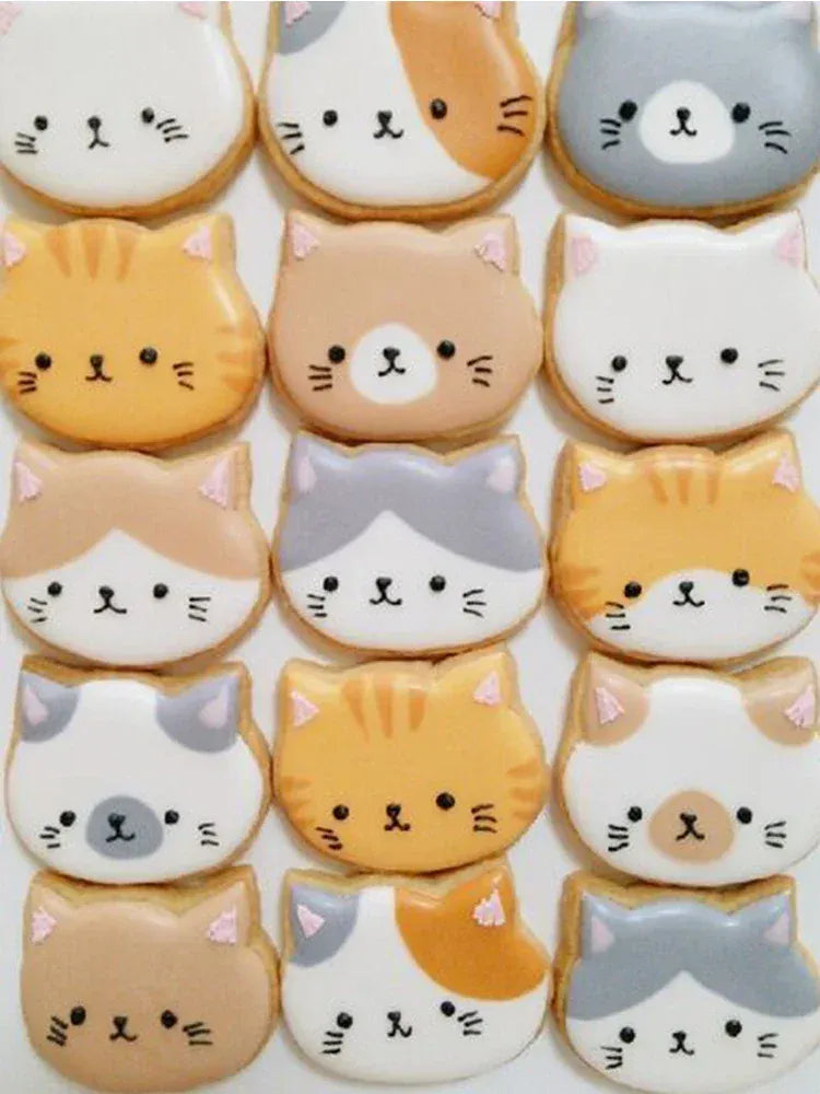 Emporte-pièce en aluminium en forme de chat pour biscuits et pâtisseries emportepieces