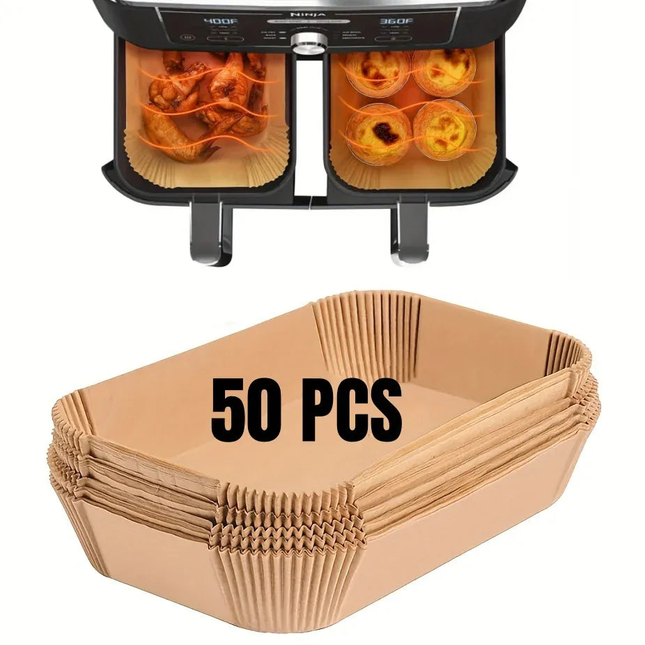 Papier Cuisson Air Fryer Jetable Réutilisable Lot de 100 Pièces Air Fryer