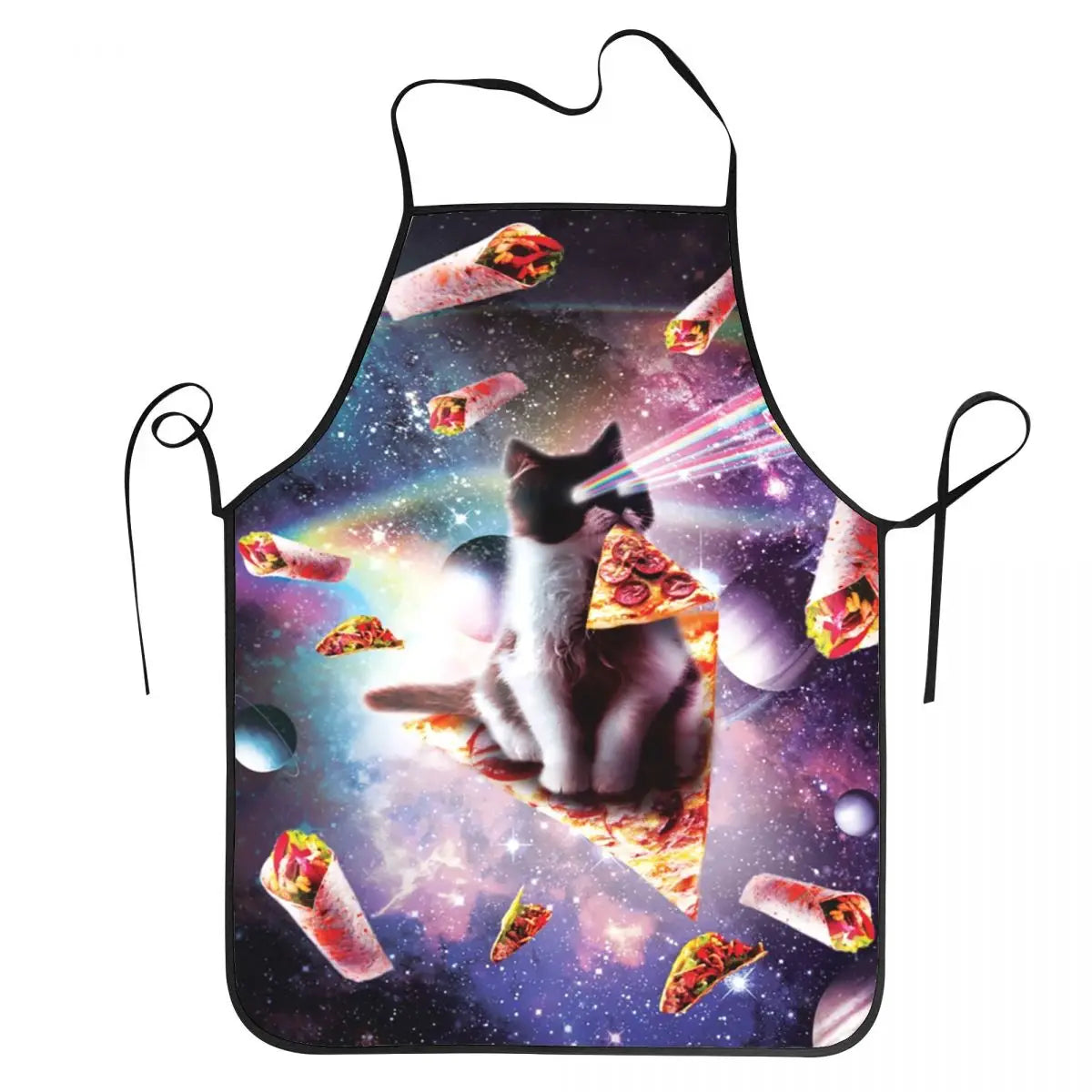 Tablier cuisine chat espace meme original - Oxford - chefs cuisiniers tablier