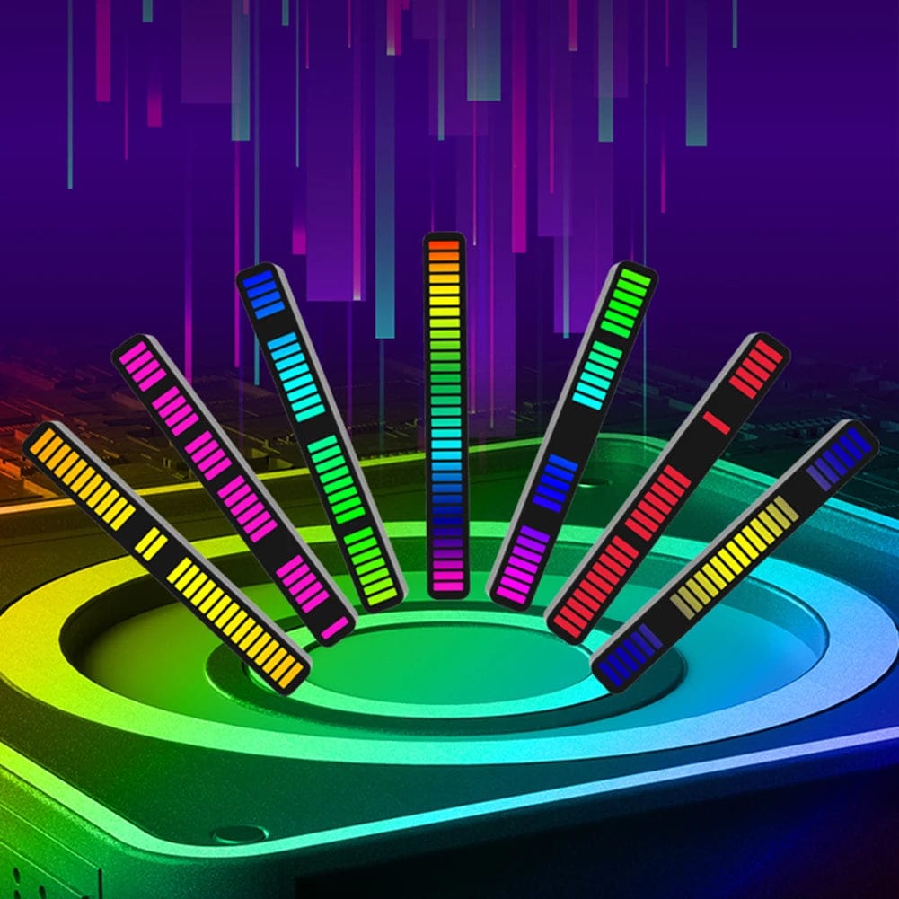Barre lumineuse LED 16 ou 32 LED RGB pour lumières d'ambiance et musique