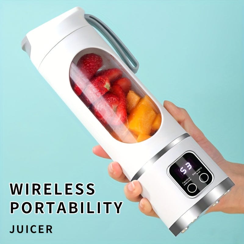 Blender USB Rechargeable avec affichage LED - 450ml, idéal smoothies &amp; milkshakes blender
