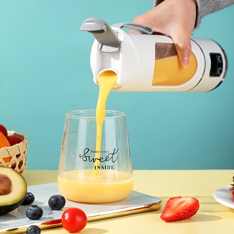 Blender USB Rechargeable avec affichage LED - 450ml, idéal smoothies &amp; milkshakes blender