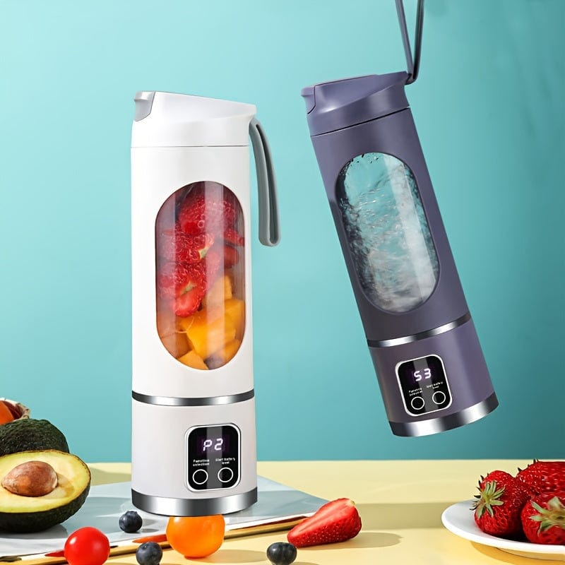 Blender USB Rechargeable avec affichage LED - 450ml, idéal smoothies &amp; milkshakes blender