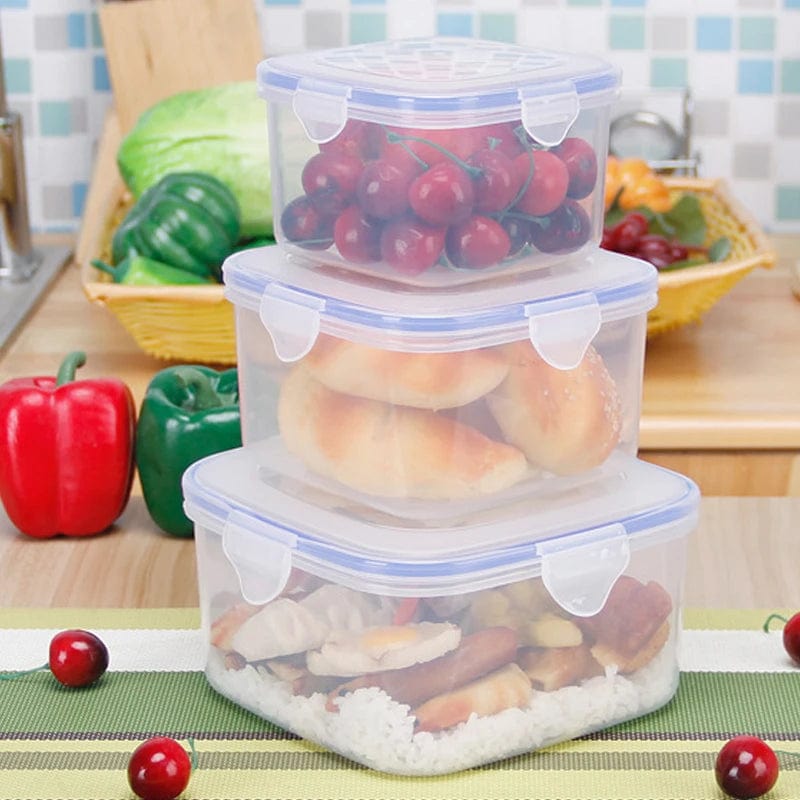 Boîte à lunch en plastique pour enfant 6 tailles - Eco-friendly, micro-ondable, hermétique