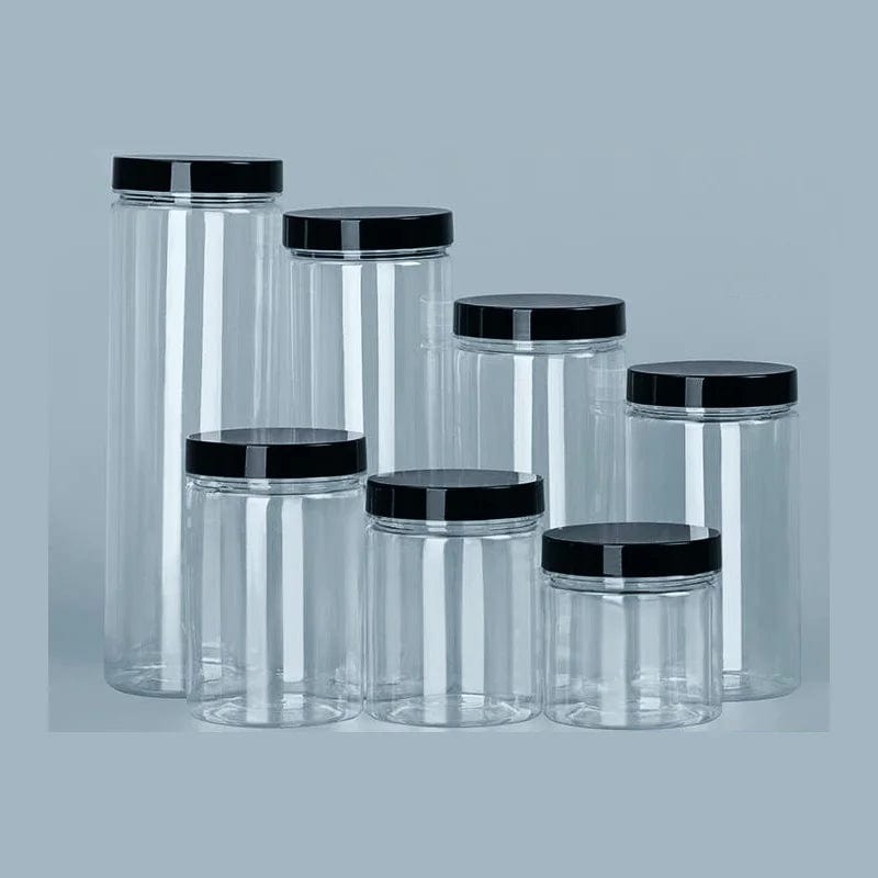 Boîte de Rangement Ronde Alimentaire à Couvercle Noir