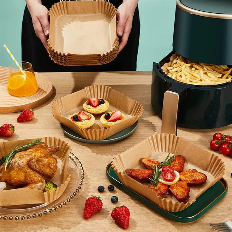 Feuilles Jetables pour Air Fryer (50/100 feuilles) Air Fryer