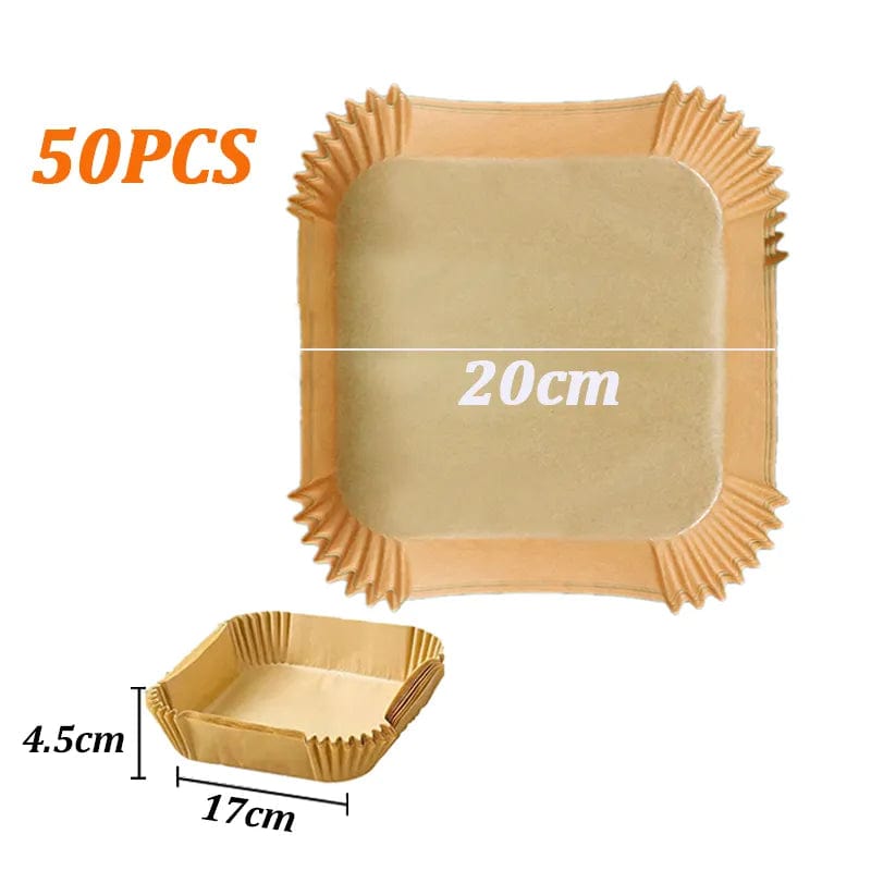 Feuilles Jetables pour Friteuse sans Huile (50/100 feuilles) Friteuse sans Huile