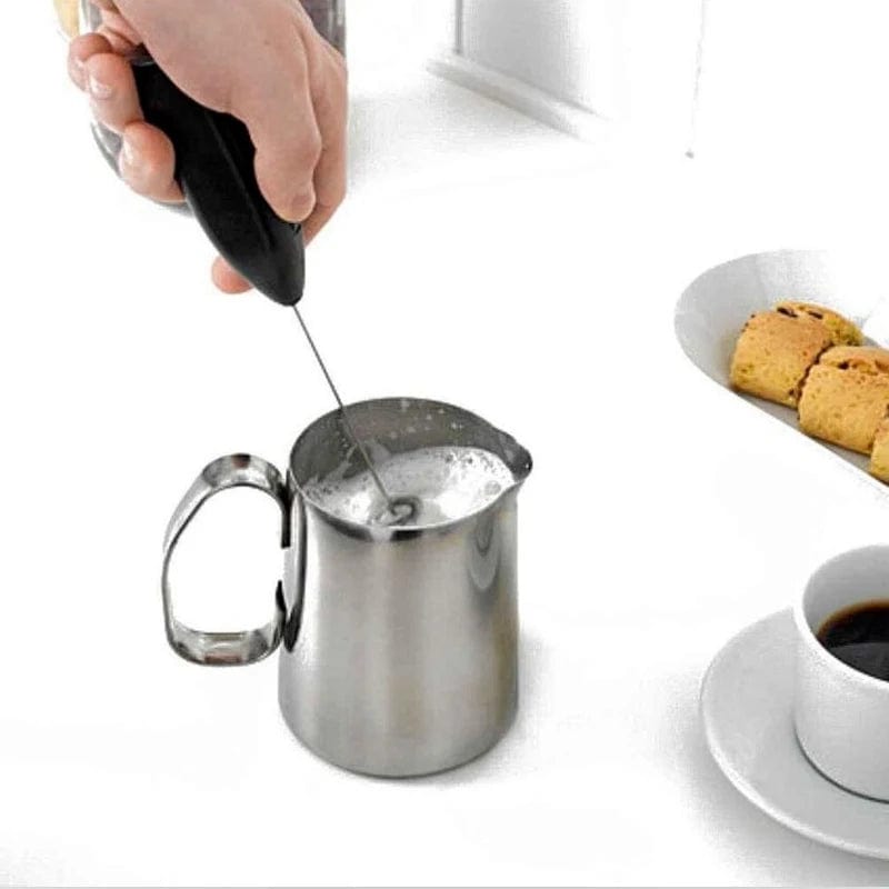 Fouet à lait électrique portable pour cappuccino et milkshake