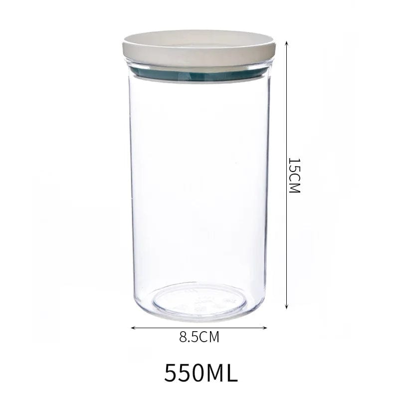 Lot de 4 Boîtes Hermétiques Transparentes avec Joint Coloré Boîtes Hermétiques