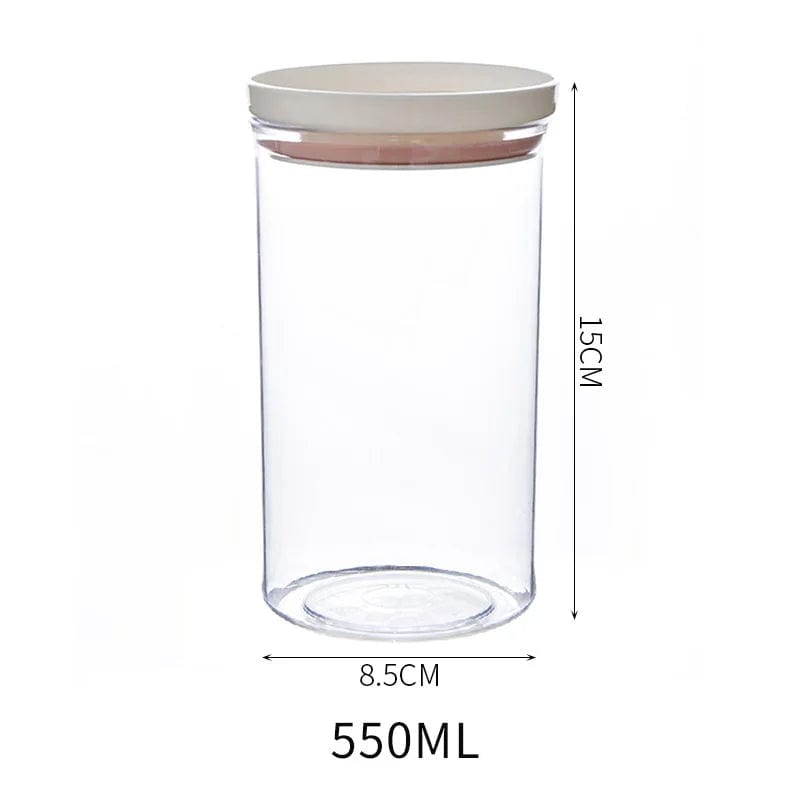 Lot de 4 Boîtes Hermétiques Transparentes avec Joint Coloré Boîtes Hermétiques