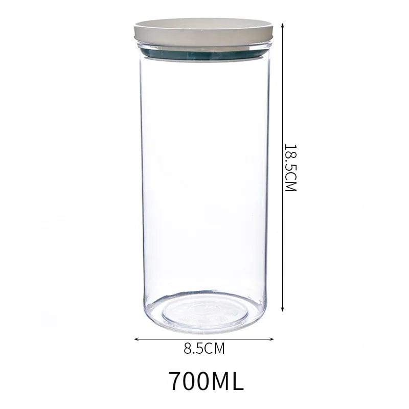 Lot de 4 Boîtes Hermétiques Transparentes avec Joint Coloré Boîtes Hermétiques