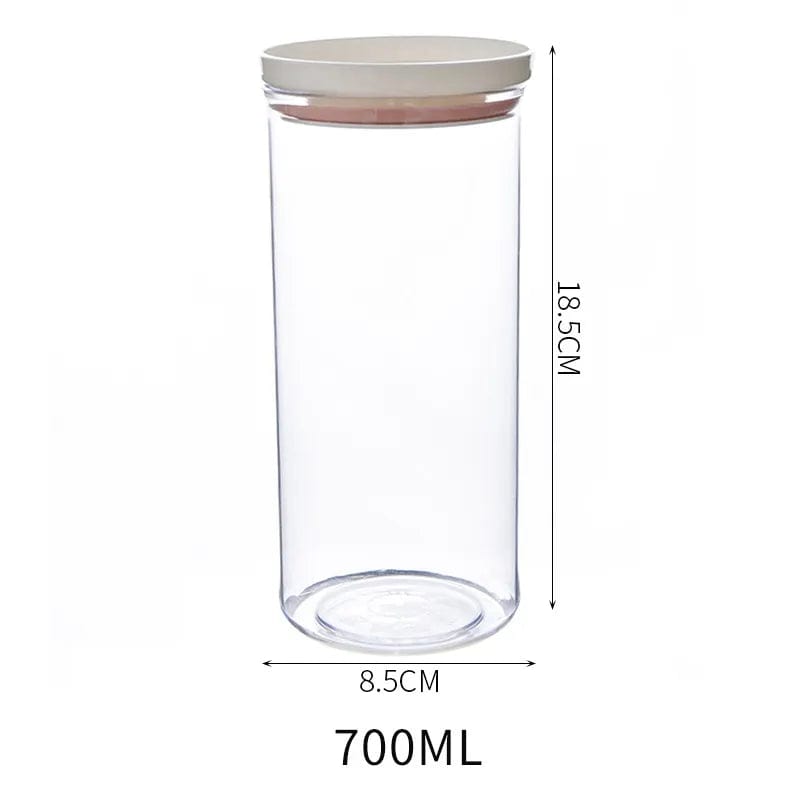 Lot de 4 Boîtes Hermétiques Transparentes avec Joint Coloré Boîtes Hermétiques
