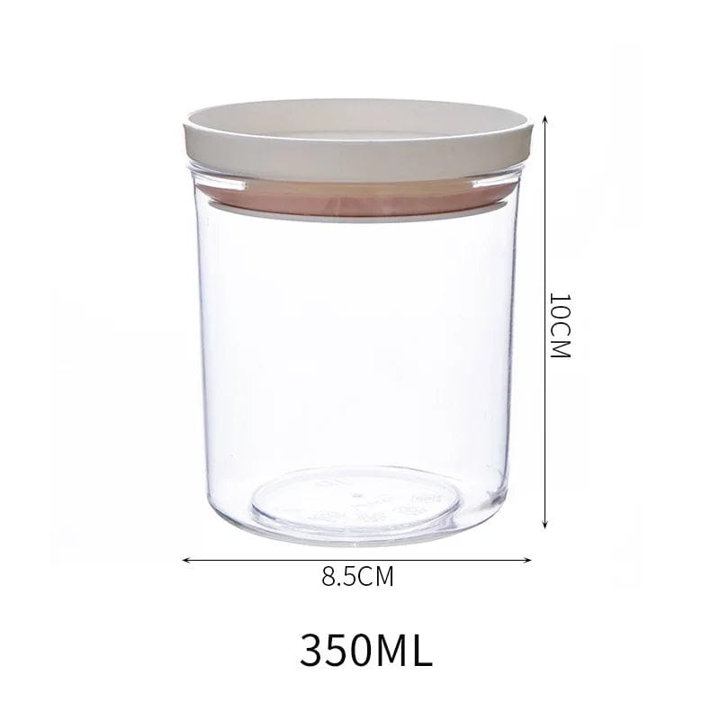 Lot de 4 Boîtes Hermétiques Transparentes avec Joint Coloré Boîtes Hermétiques