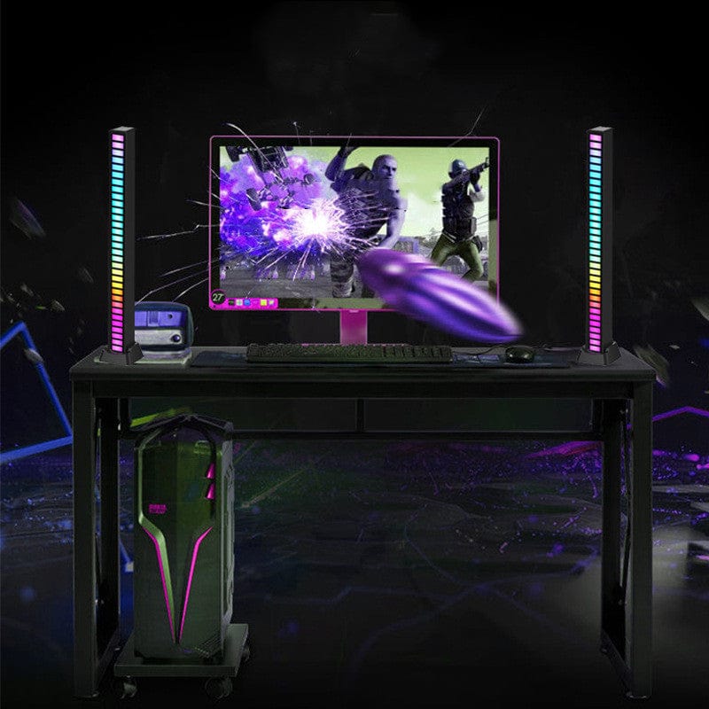 Barre lumineuse LED 16 ou 32 LED RGB pour lumières d'ambiance et musique