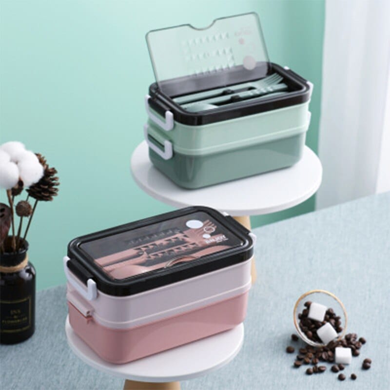 Lunchbox étanche avec couverts
