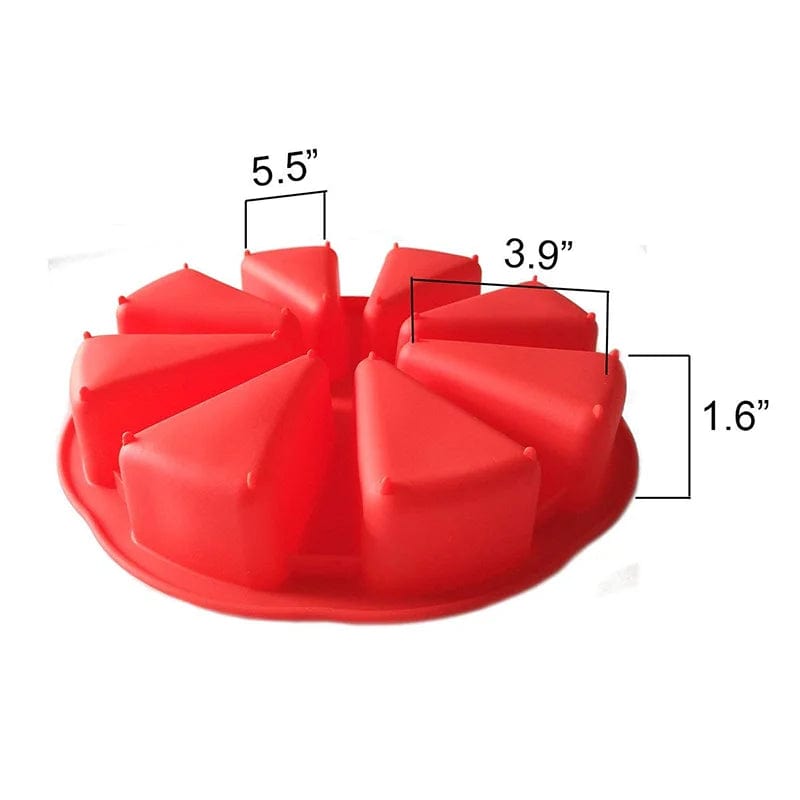 Moule à Gâteaux Silicone - 8 Parts Compartimentées Moules à gateau